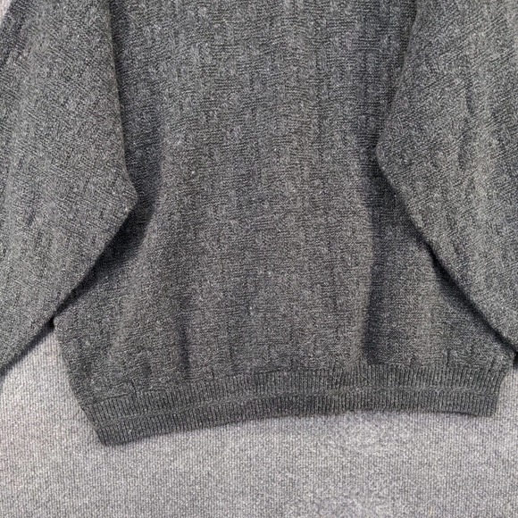 Cricketeer Men's Pullover Hand Framed Sweater Gray XXL 2XL Crew Neck 100% Cotton - Picture 7 of 11